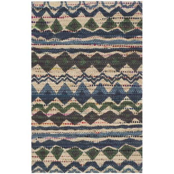 Safavieh Cedar Brook Small Rectangle Area Rug, Blue and Multicolor - 4 x 6 ft. CDR322A-4 - main